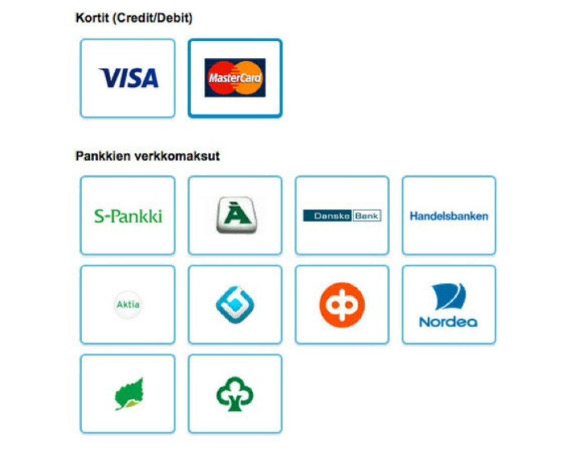 Maksutavat